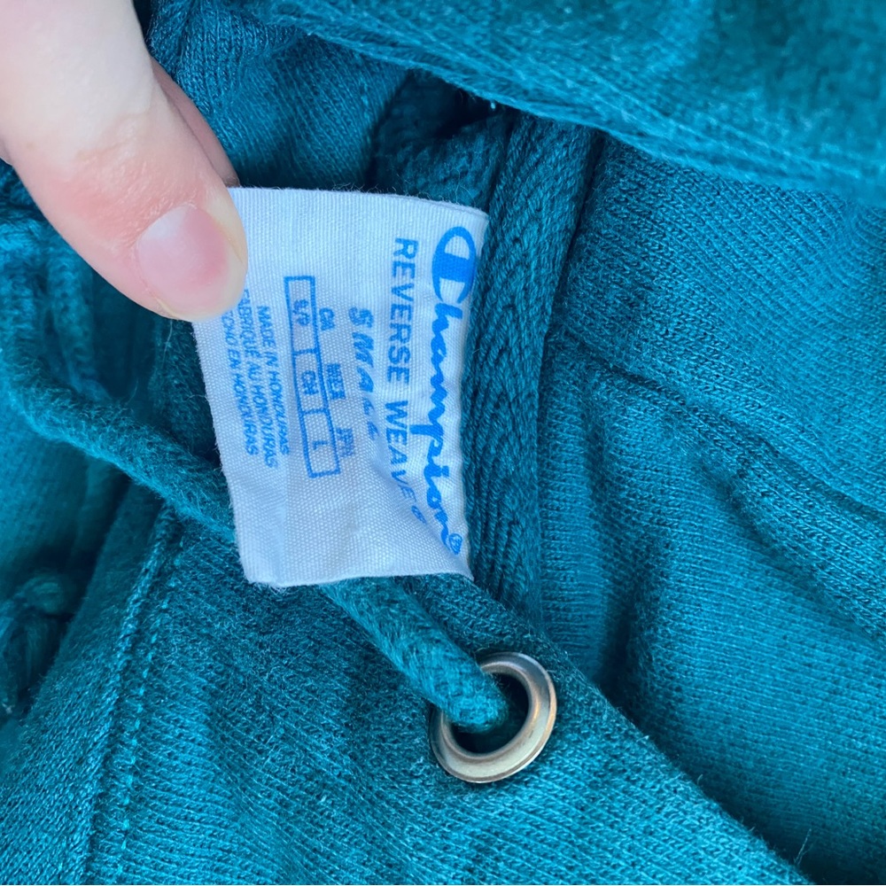 Blue Champion hoodie size S
